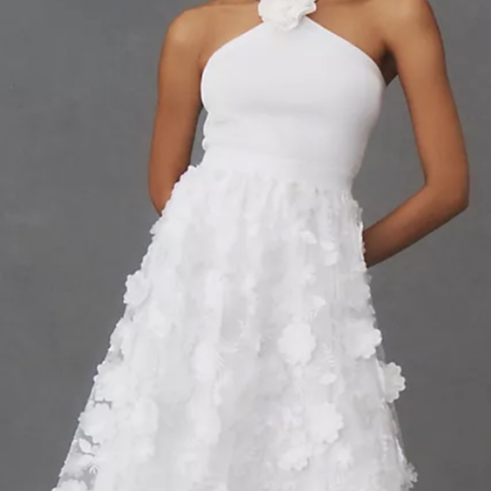 BHLDN Jones Floral A-Line Maxi Skirt